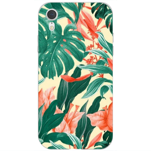 Apple iPhone Xr Tropic Laves Transparent Silicone TPU Θήκη