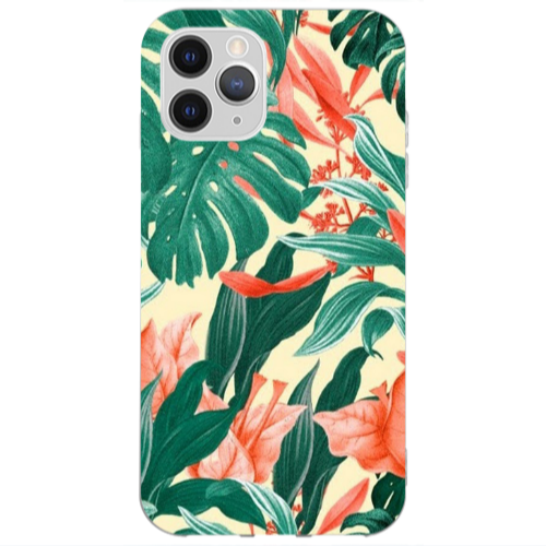 Apple iPhone 13 Pro Max Tropic Laves Transparent Silicone TPU Θήκη