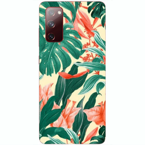 Samsung S20 FE Tropic Laves Transparent Silicone TPU Θήκη