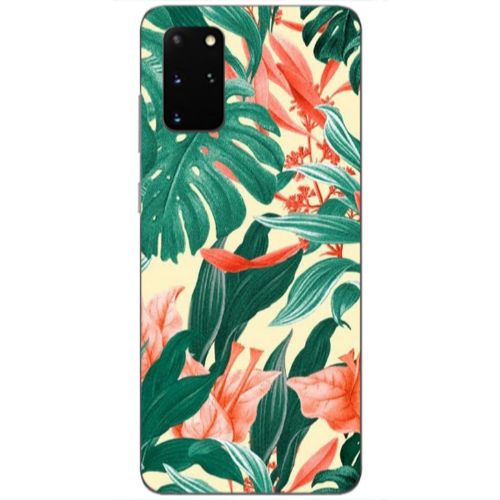 Samsung S20 Plus Tropic Laves Transparent Silicone TPU Θήκη