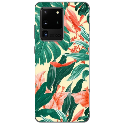 Samsung S20 Ultra Tropic Laves Transparent Silicone TPU Θήκη