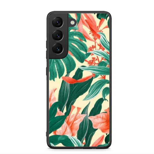 Samsung S22 Plus Tropic Laves Black Glossy Θήκη