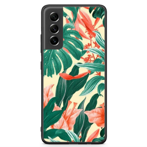 Samsung S21 FE Tropic Laves Black Glossy Θήκη