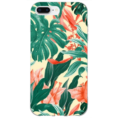Apple iPhone 7 Plus Tropic Laves Transparent Silicone TPU Θήκη
