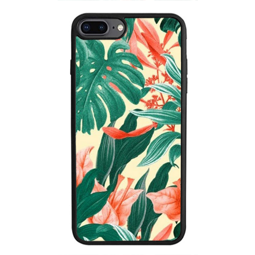 Apple iPhone 7 Plus Tropic Laves Black Glossy Θήκη