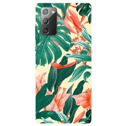 Samsung Note 20 Tropic Laves Transparent Silicone TPU Θήκη