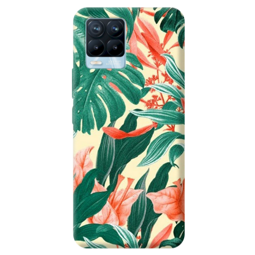 Realme 8 Pro Tropic Laves Transparent Silicone TPU Θήκη