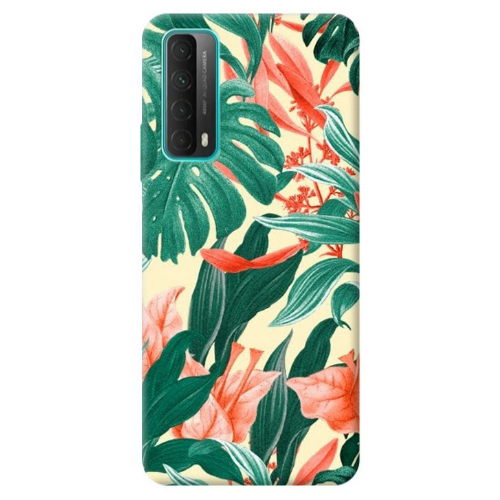 Huawei P Smart 2021 Tropic Laves Transparent Silicone TPU Θήκη