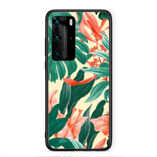 Huawei P40 Pro Tropic Laves Black Glossy Θήκη