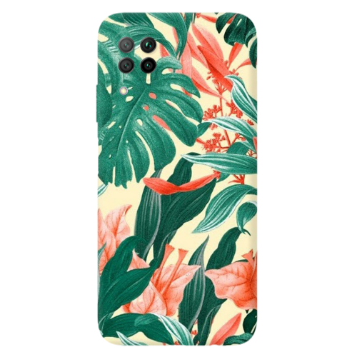 Huawei P40 Lite Tropic Laves Transparent Silicone TPU Θήκη