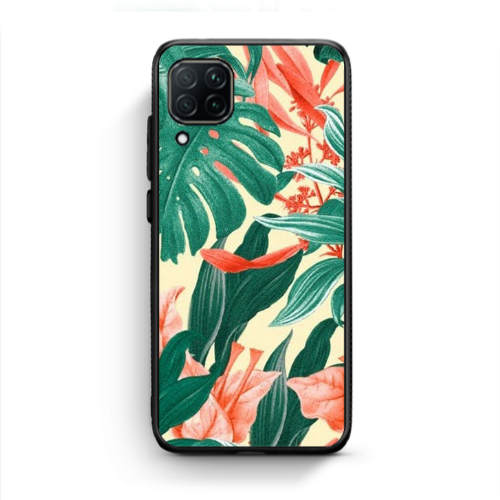 Huawei P40 Lite Tropic Laves Black Glossy Θήκη