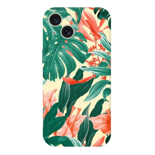Apple iPhone 15 Plus Tropic Laves Transparent Silicone TPU Θήκη