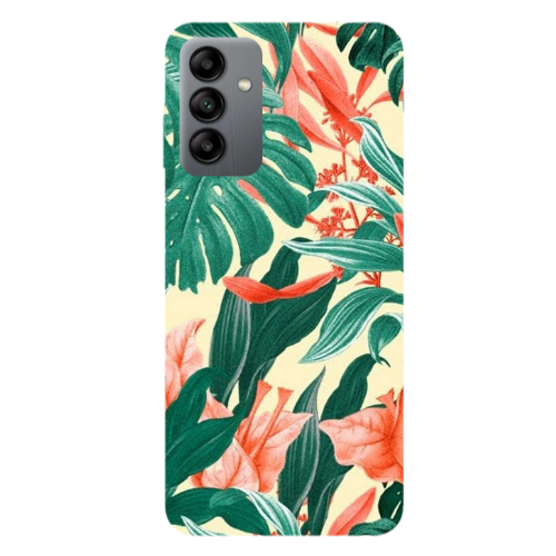 Samsung A13 5G Tropic Laves Transparent Silicone TPU Θήκη