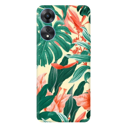 Oppo A 98 Tropic Laves Transparent Silicone TPU Θήκη