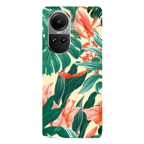 Oppo Reno10 5G Tropic Laves Transparent Silicone TPU Θήκη