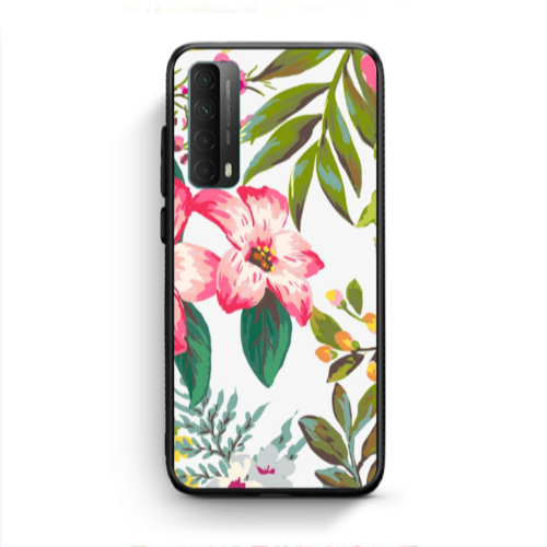 Huawei P Smart 2021 Red laves Black Glossy Θήκη
