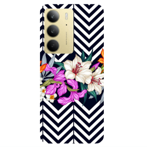Realme C 75 Flower arrow Transparent Silicone TPU Θήκη