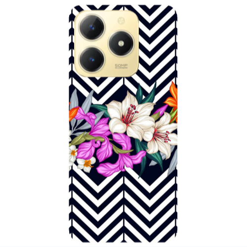 Realme C61 Flower arrow Transparent Silicone TPU Θήκη