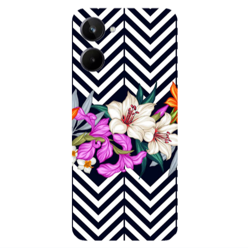 Realme 10 Flower arrow Transparent Silicone TPU Θήκη