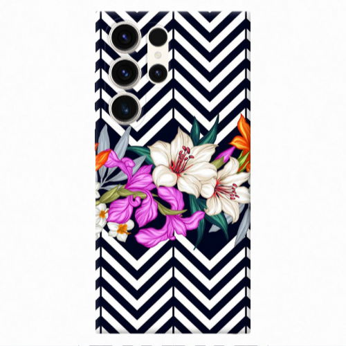 Samsung S25 Ultra Flower arrow Transparent Silicone TPU Θήκη