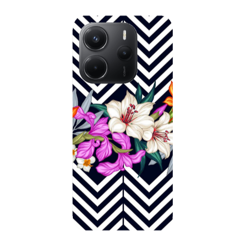 Xiaomi Redmi Note 14 Flower arrow Transparent Silicone TPU Θήκη