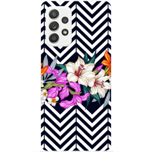 Samsung A52 Flower arrow Transparent Silicone TPU Θήκη