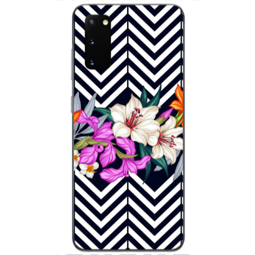 Samsung S20 Flower arrow Transparent Silicone TPU Θήκη
