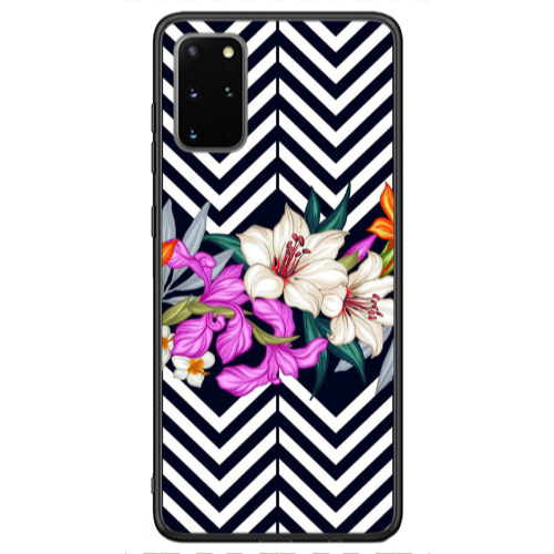 Samsung S20 Flower arrow Black Glossy Θήκη