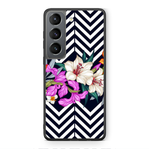 Samsung S21 Flower arrow Black Glossy Θήκη