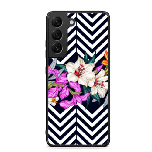 Samsung S22 Plus Flower arrow Black Glossy Θήκη