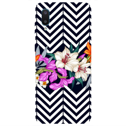 Samsung A02 Flower arrow Transparent Silicone TPU Θήκη