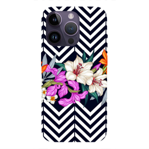 Apple iPhone 14 Pro  Flower arrow Transparent Silicone TPU Θήκη