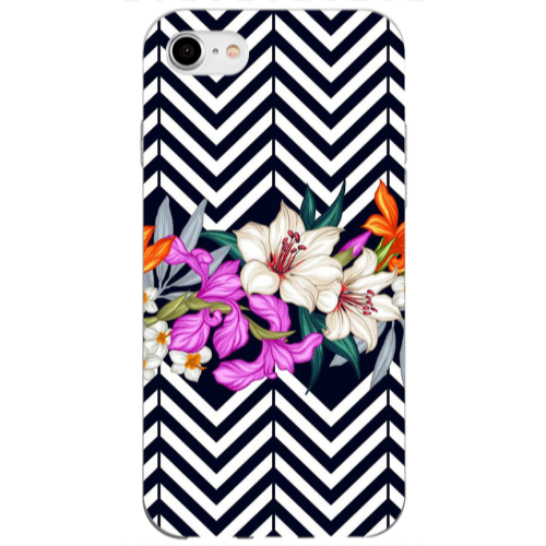 Apple iPhone 7 Flower arrow Transparent Silicone TPU Θήκη