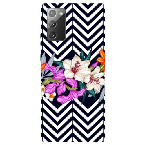 Samsung Note 20 Flower arrow Transparent Silicone TPU Θήκη