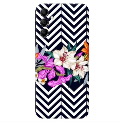 Samsung A24 Flower arrow Transparent Silicone TPU Θήκη
