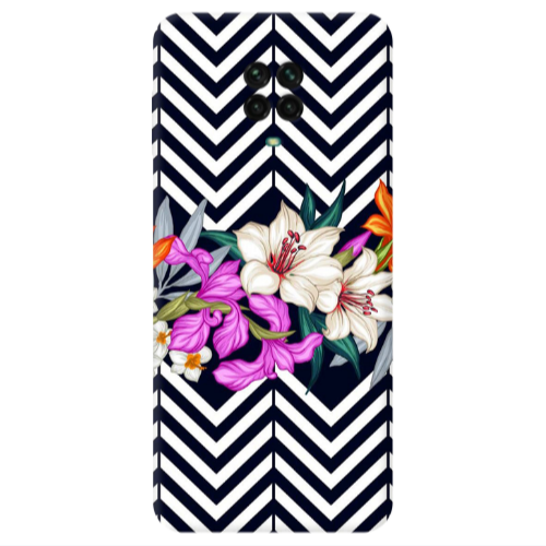 Xiaomi Redmi Note 9S Flower arrow Transparent Silicone TPU Θήκη