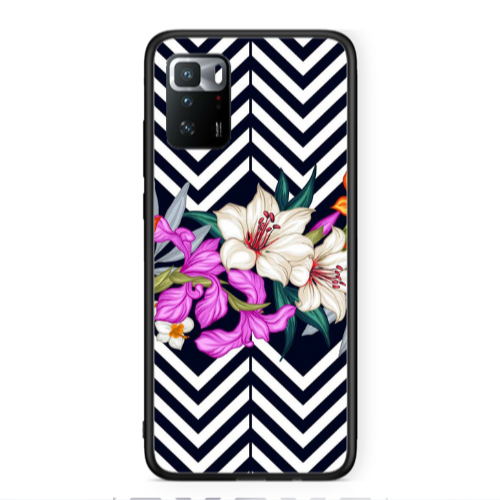 Xiaomi Poco X3 GT Flower arrow Black Glossy Θήκη
