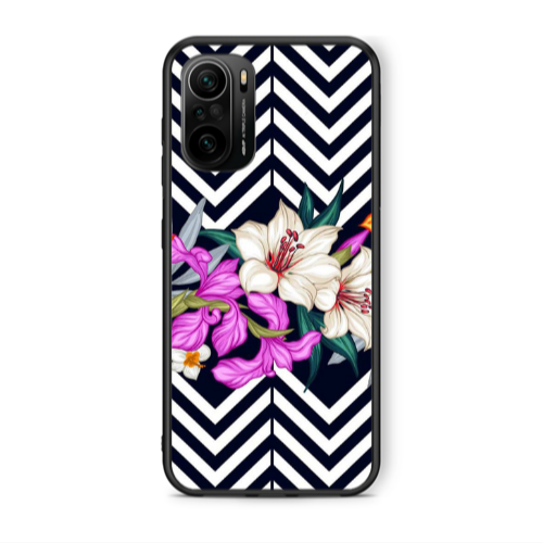 Xiaomi Poco F3 Flower arrow Black Glossy Θήκη