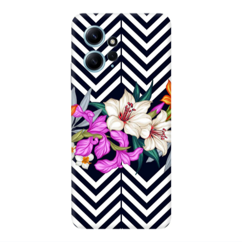 Xiaomi Redmi Note 12 4G Flower arrow Transparent Silicone TPU Θήκη