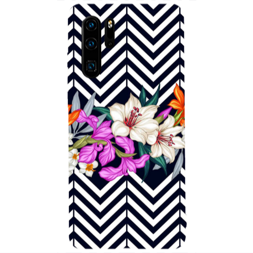 Huawei P30 Pro Flower arrow Transparent Silicone TPU Θήκη