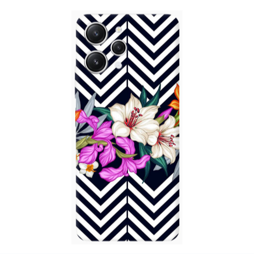 Xiaomi Redmi 12 Flower arrow Transparent Silicone TPU Θήκη