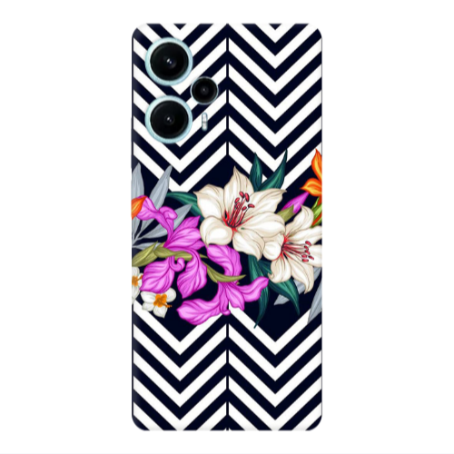 Xiaomi Poco F5 Flower arrow Transparent Silicone TPU Θήκη