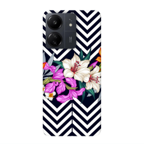 Xiaomi Redmi 13C Flower arrow Transparent Silicone TPU Θήκη
