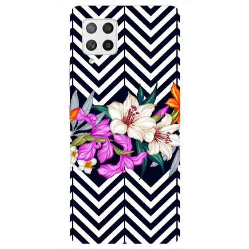 Samsung A42 5G Flower arrow Transparent Silicone TPU Θήκη