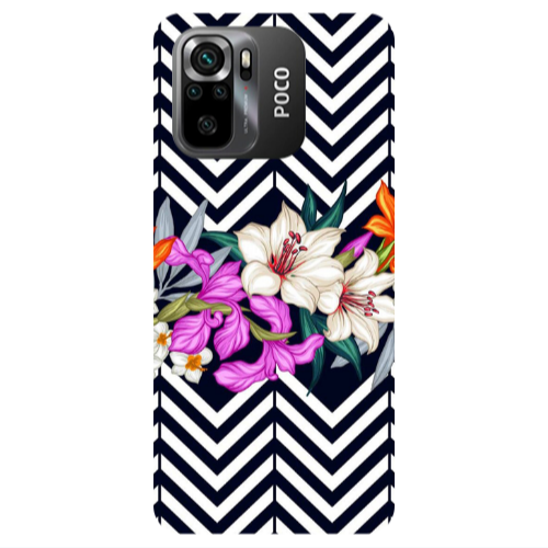 Xiaomi Poco M5 s Flower arrow Transparent Silicone TPU Θήκη