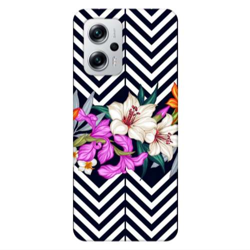 Xiaomi Poco X4 GT Flower arrow Transparent Silicone TPU Θήκη