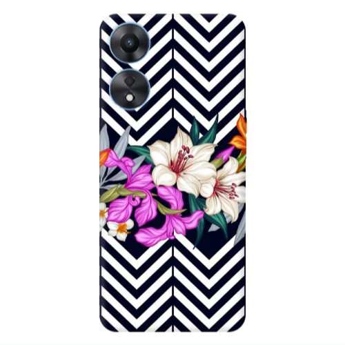 Oppo A 98 Flower arrow Transparent Silicone TPU Θήκη