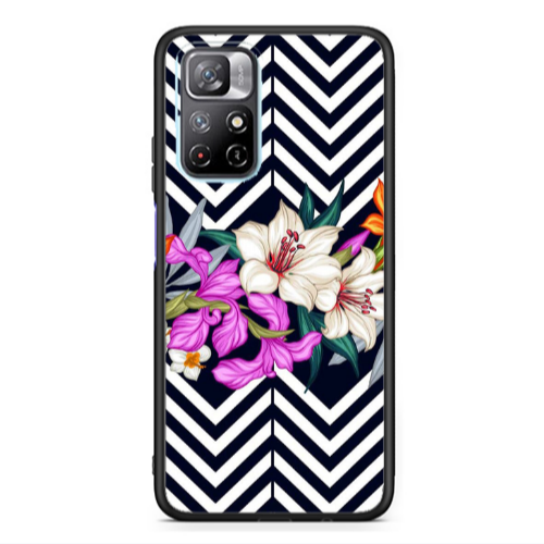 Xiaomi Poco M4 Pro 5G Flower arrow Black Glossy Θήκη