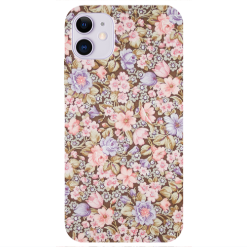 Apple iPhone 11  Blue Roses Transparent Silicone TPU Θήκη