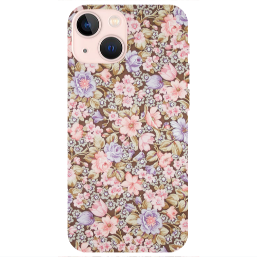 Apple iPhone 13 Blue Roses Transparent Silicone TPU Θήκη